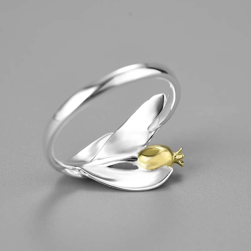 Pomegranate Leaves - Adjustable Ring | NEW