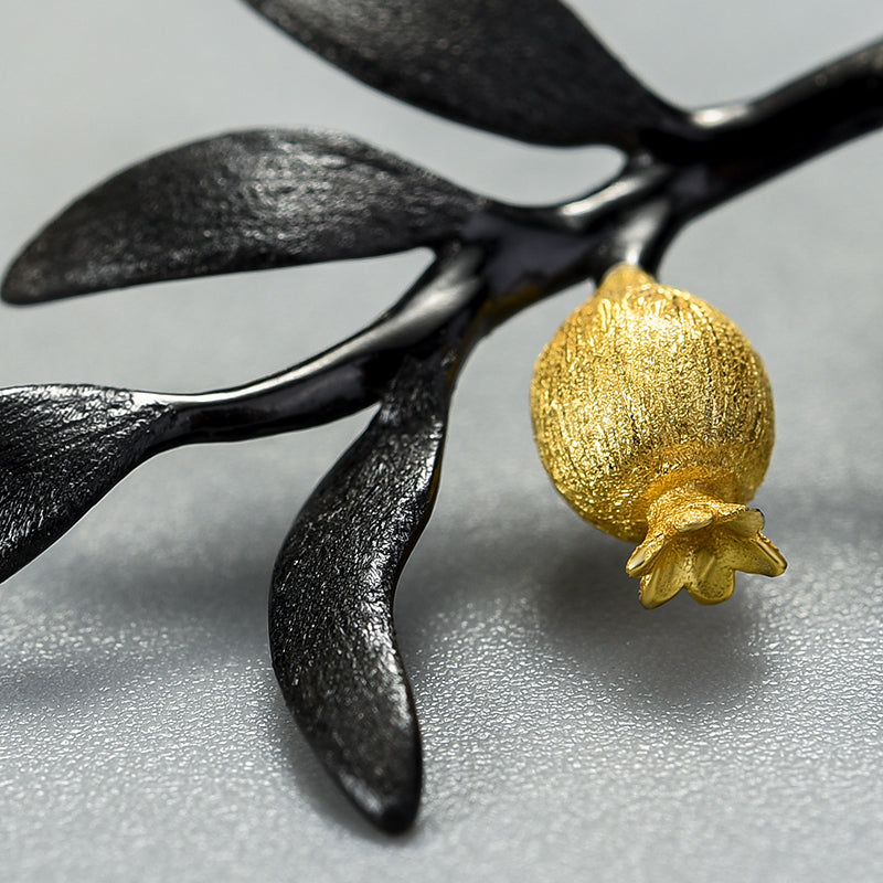 Pomegranate Leaves - Dangle Earrings | NEW