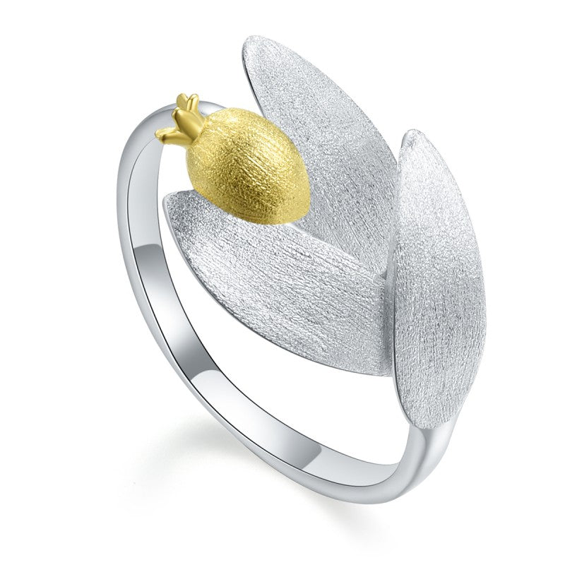 Pomegranate Leaves - Adjustable Ring | NEW