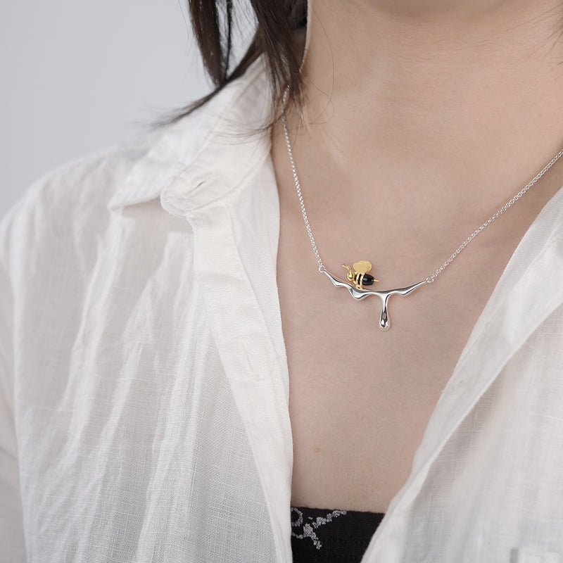 Honey Drops - Handmade Necklace