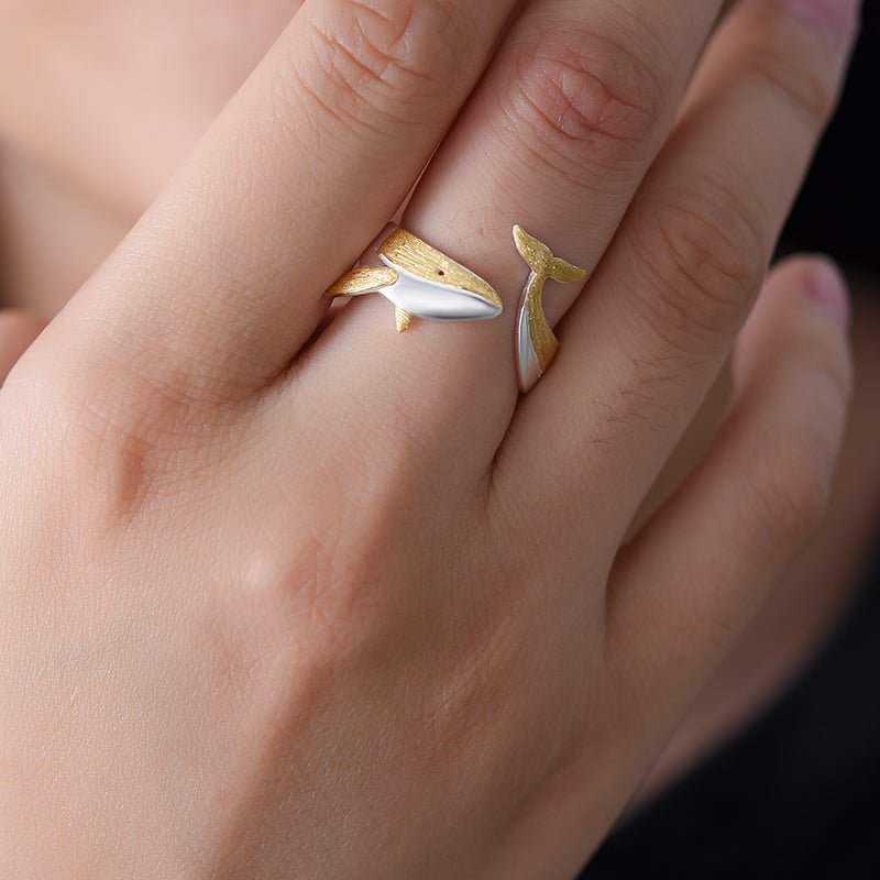 Wandering Whale - Adjustable Ring