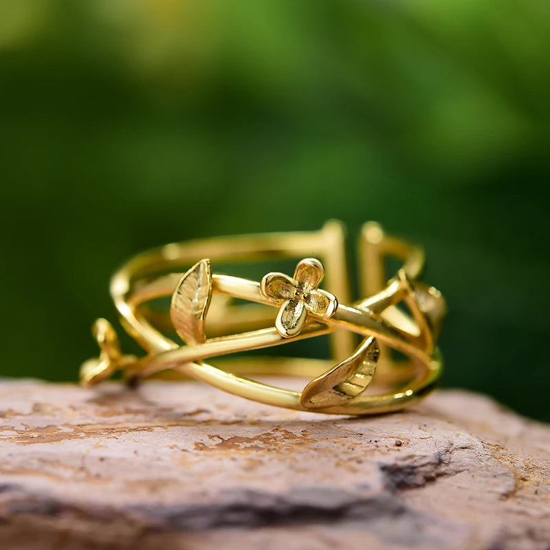 Osmanthus Flower - Adjustable Ring | NEW