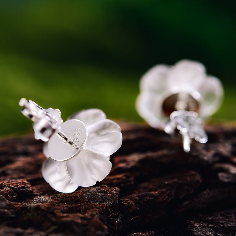 Rainy Flower - Stud earrings | NEW - MetalVoque