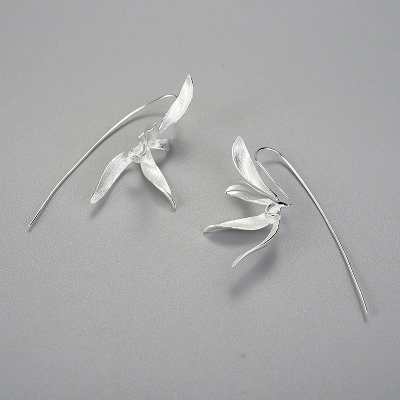 Statement Orchid - Dangle Earrings