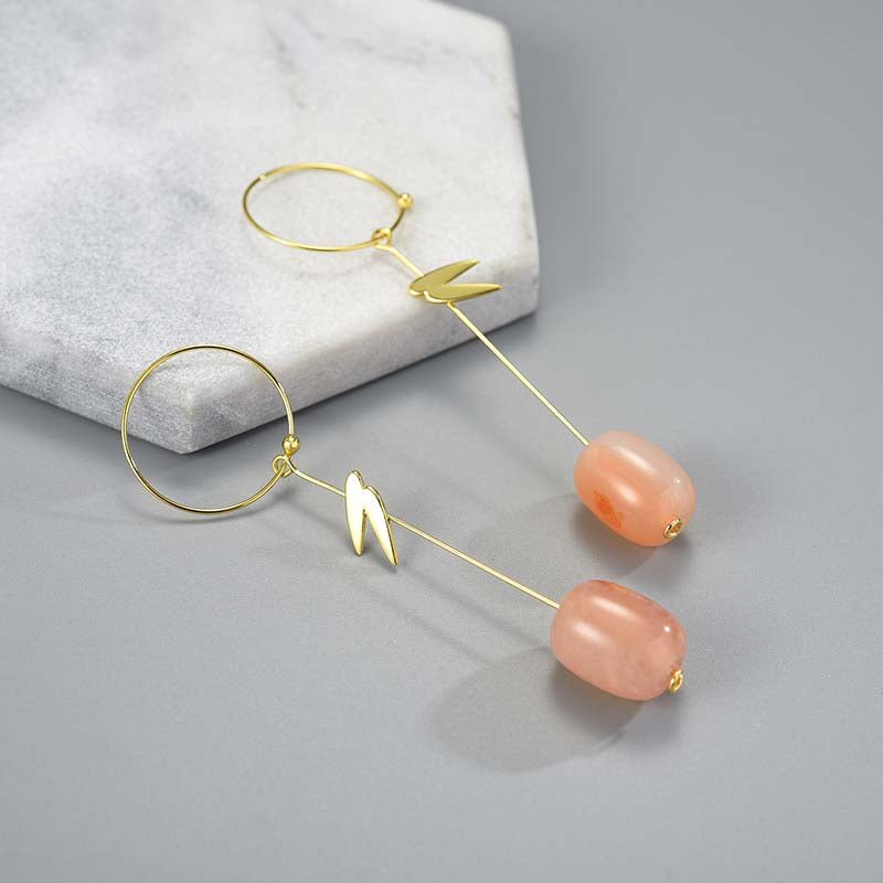 Bamboo Leaves - Dangle Earrings