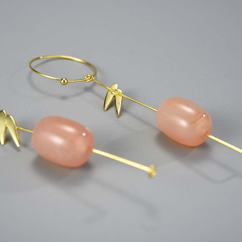 Bamboo Leaves - Dangle Earrings