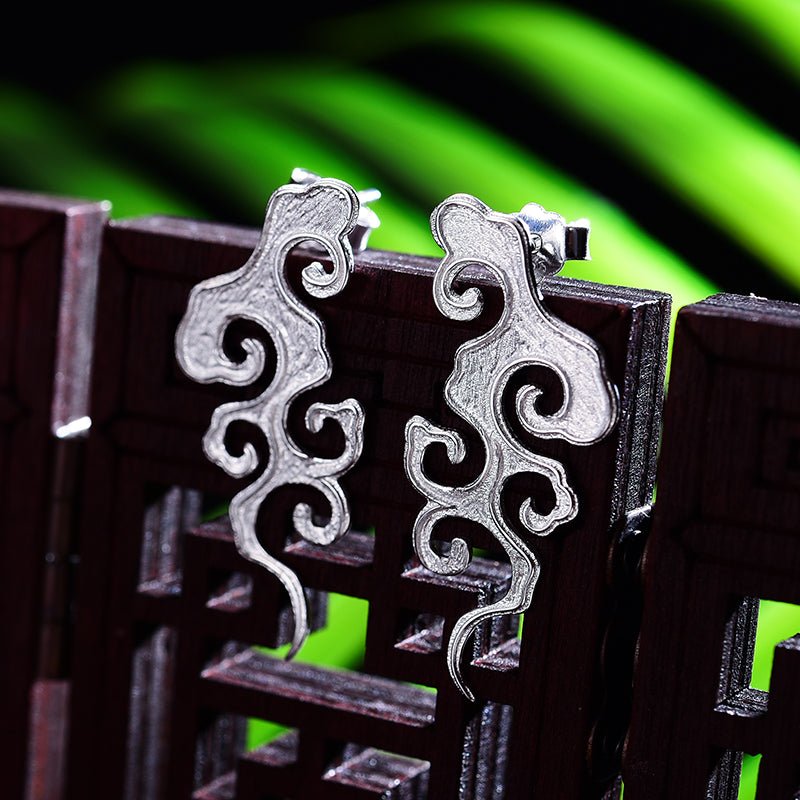 Breezy Cloud - Stud Earrings | NEW - MetalVoque