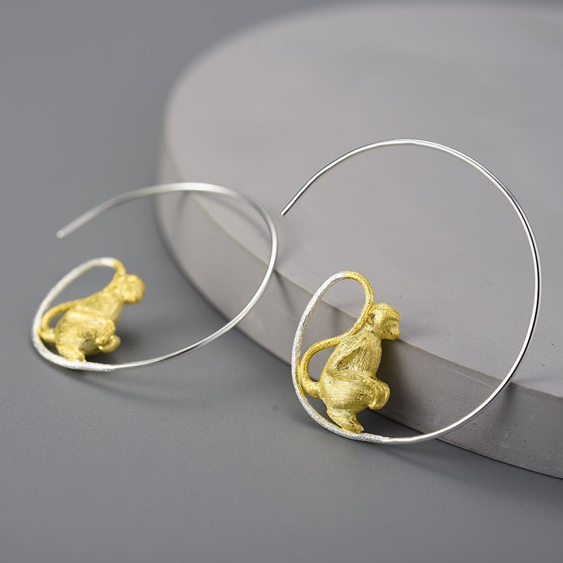 Mrs. Monkey - Hoop Earrings