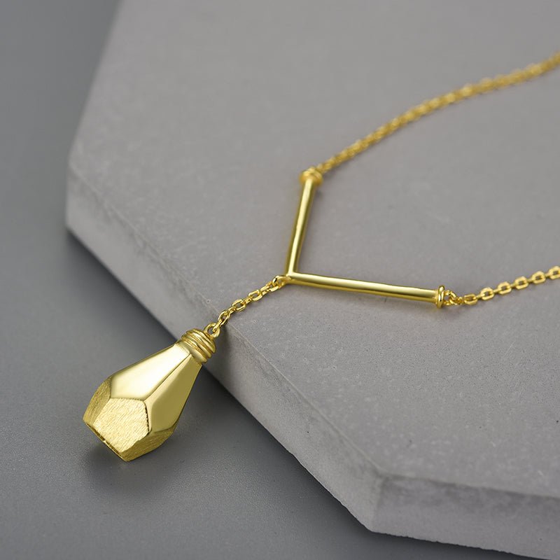 Light Bulb - Handmade Necklace