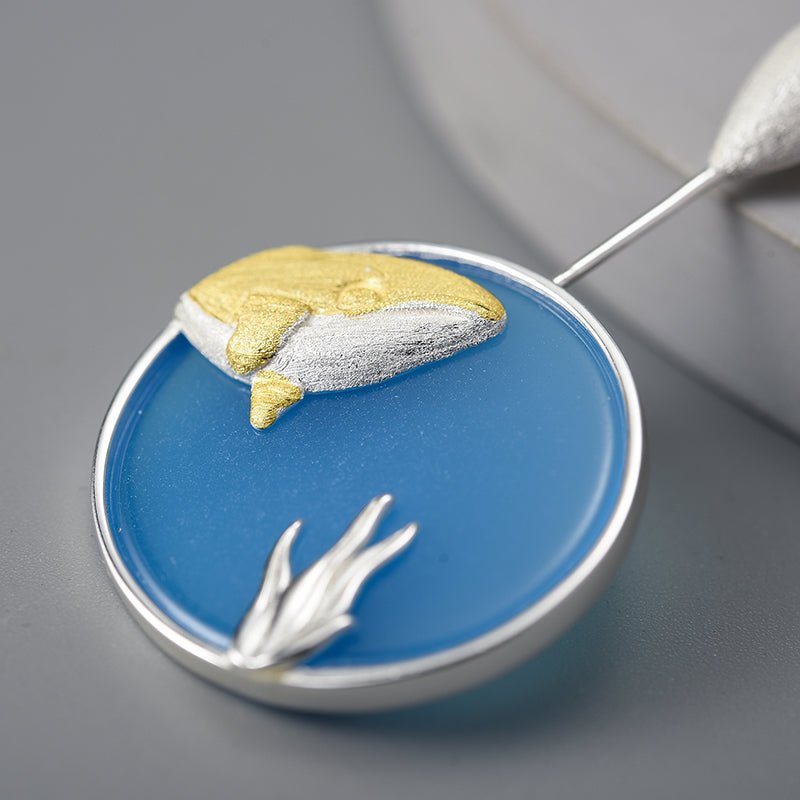 Wandering Whale - Handmade Necklace