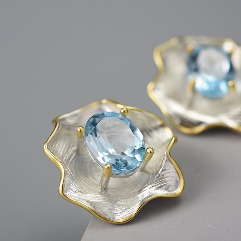 Baroque Leaf - Stud Earrings