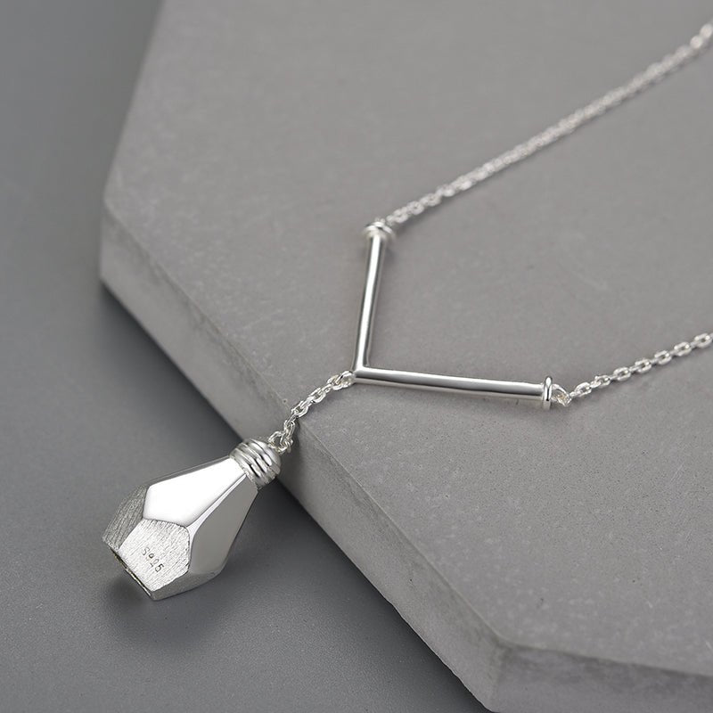 Light Bulb - Handmade Necklace