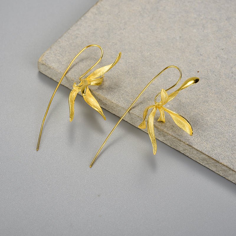 Statement Orchid - Dangle Earrings