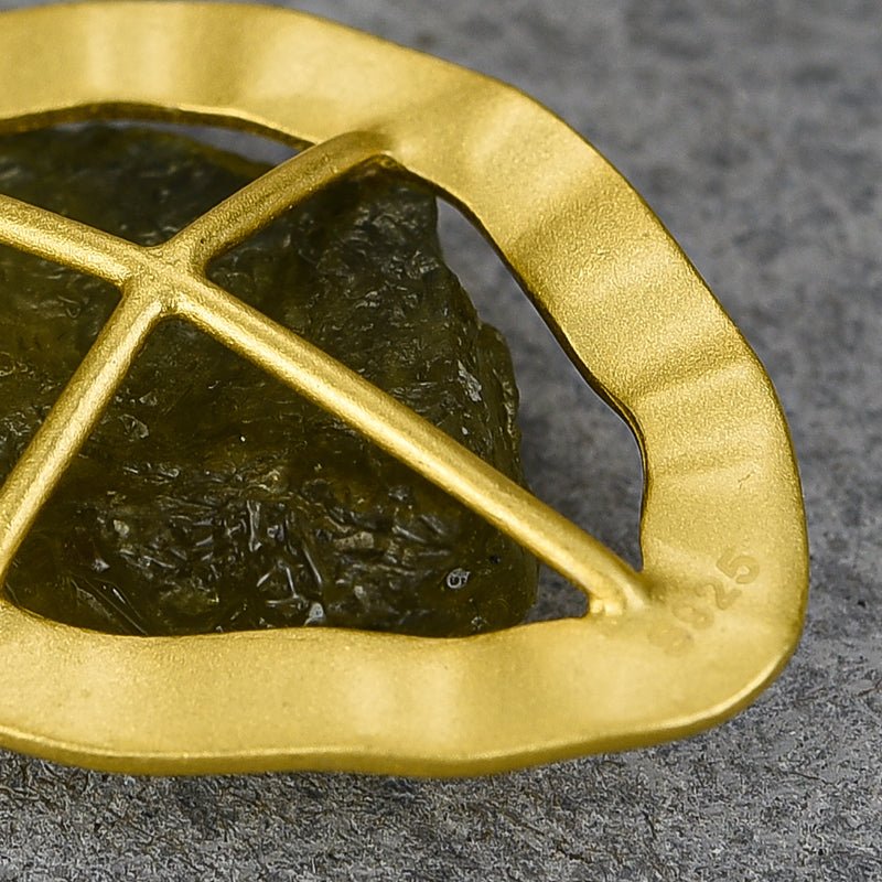 Raw Tourmaline - Dangle Earrings