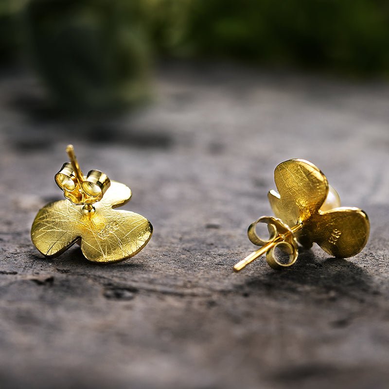Secret Clover - Stud Earrings | NEW - MetalVoque