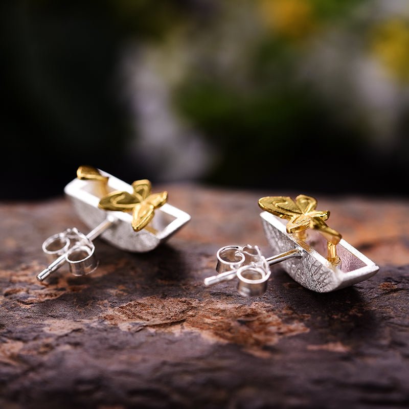 My Little Garden - Stud Earrings - MetalVoque