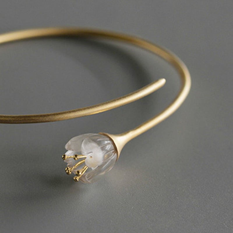 Valley Flower - Adjustable Bangle | NEW - MetalVoque