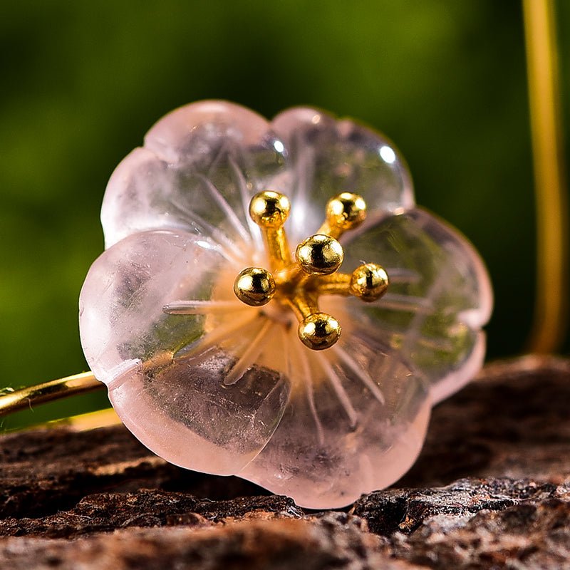 Rainy Flower - Dangle Earrings