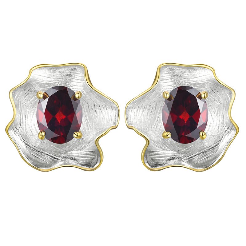 Baroque Leaf - Stud Earrings