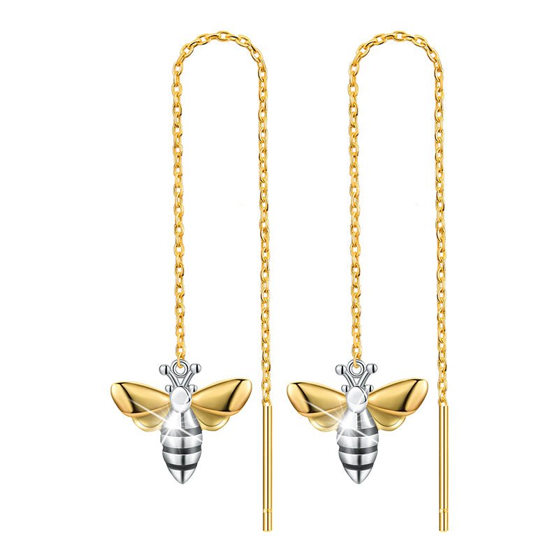 Lovely Honey Bee - Dangle Earrings