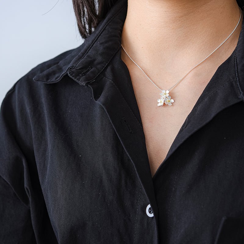 Forget-me-not Flower - Handmade Necklace