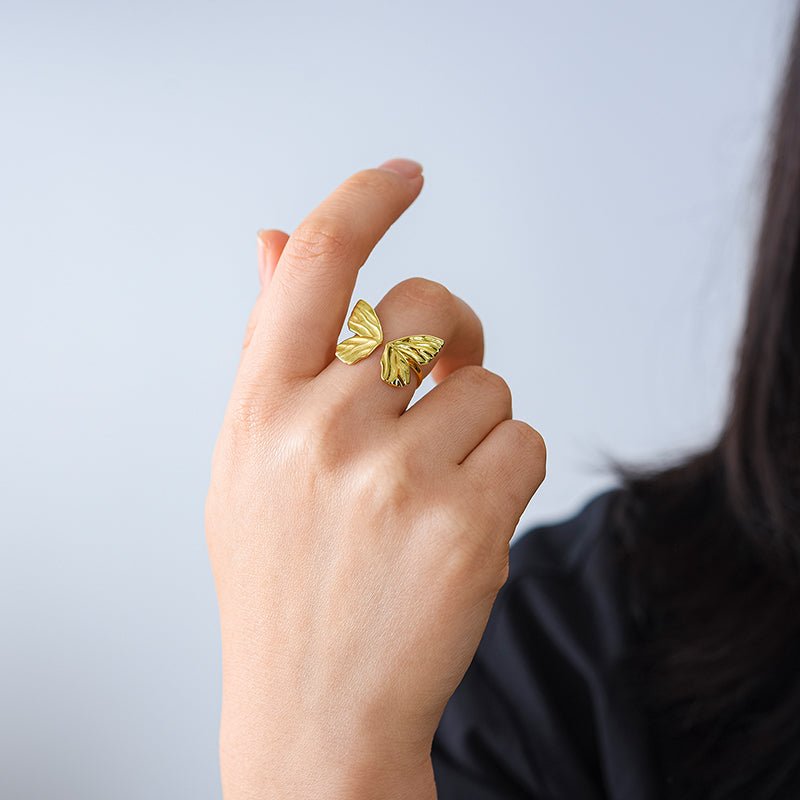 Minimal Butterfly - Adjustable Ring