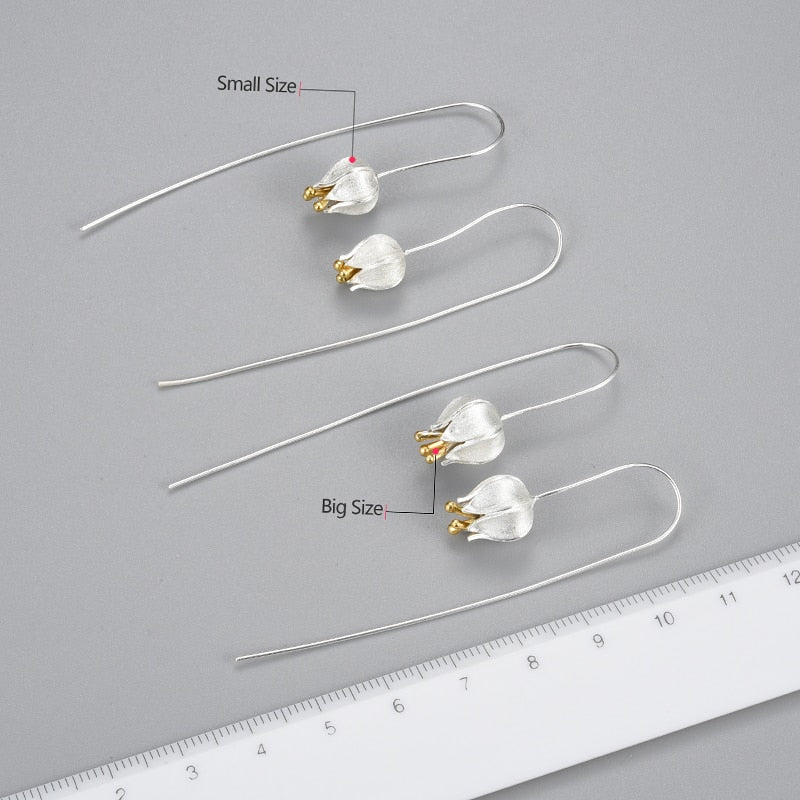 Tulip Bud - Dangle Earrings