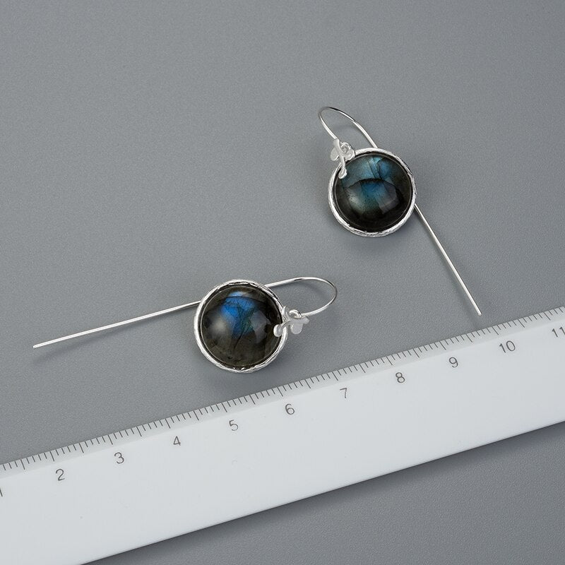 Labradorite Mirror - Dangle Earrings