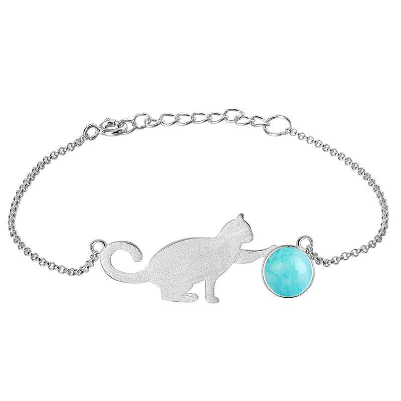 Playing Cat - Handmade Bracelet - MetalVoque