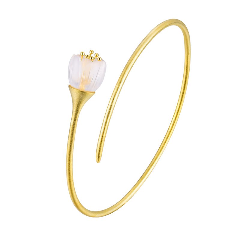 Valley Flower - Adjustable Bangle | NEW - MetalVoque