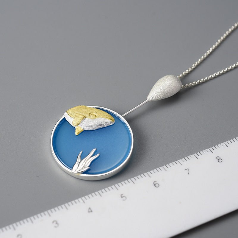 Wandering Whale - Handmade Necklace