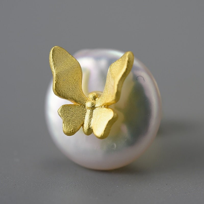Baroque Butterfly - Stud Earrings