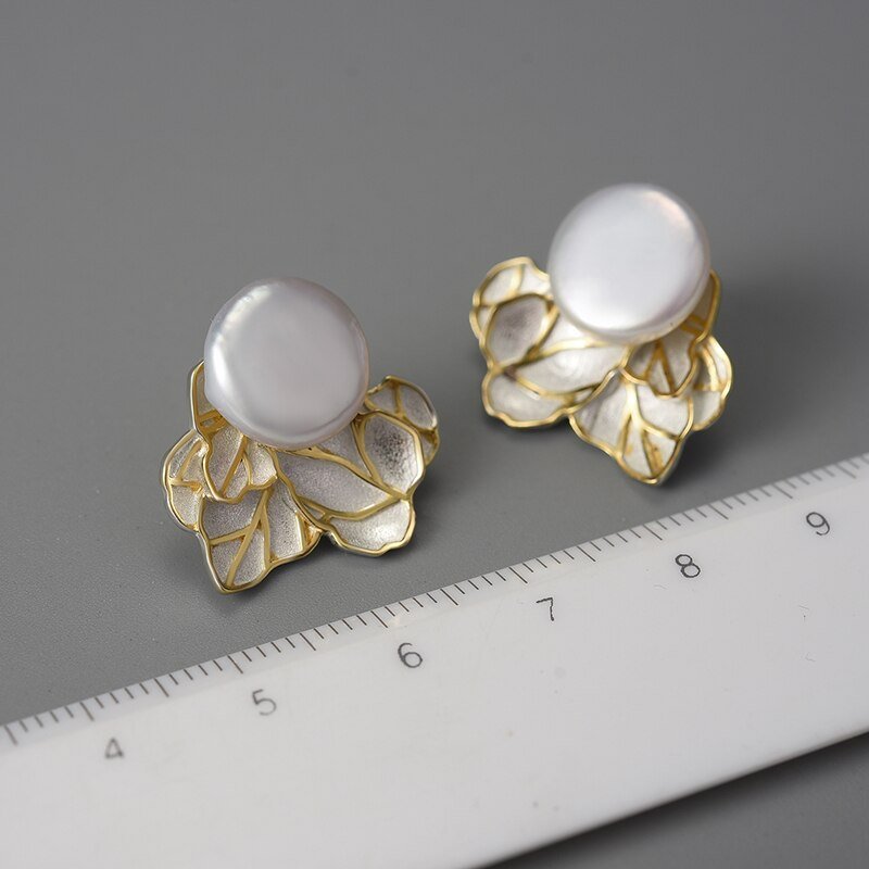 Baroque Pearl - Stud Earrings