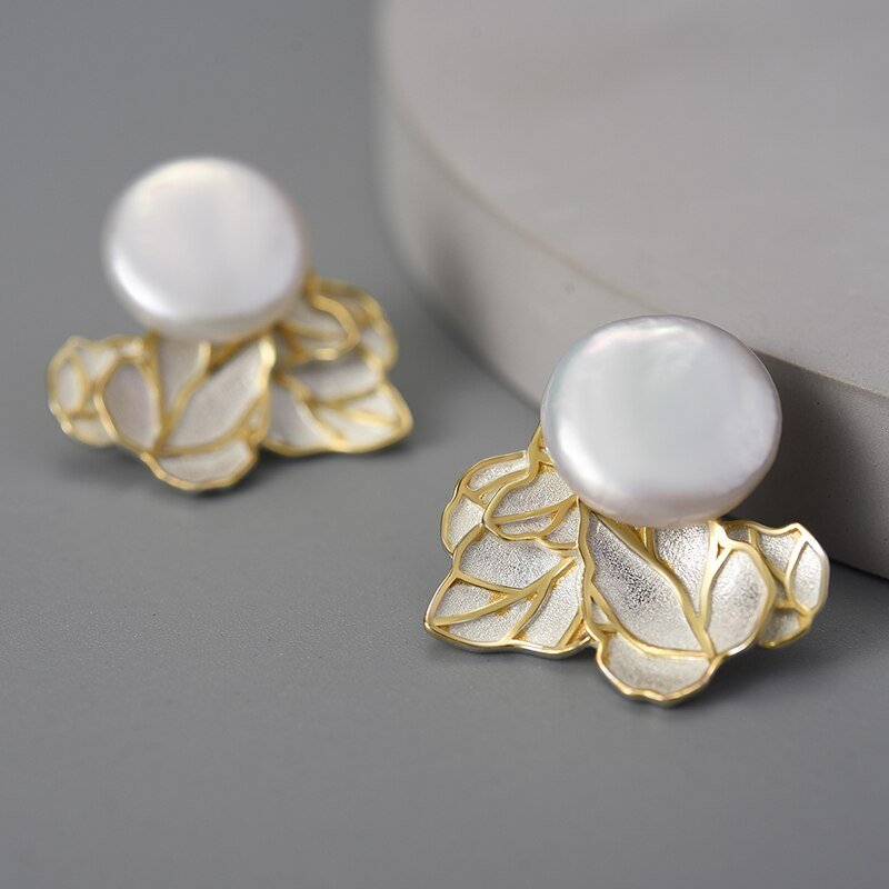 Baroque Pearl - Stud Earrings