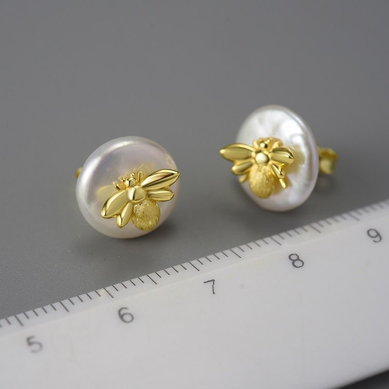Baroque Honeybee - Stud Earrings