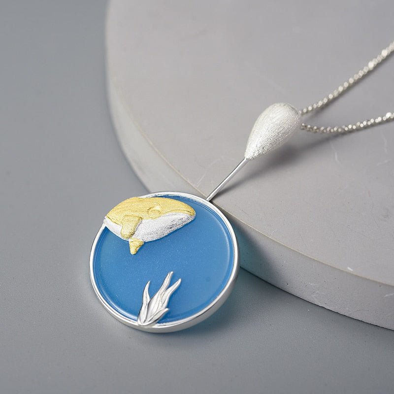Wandering Whale - Handmade Necklace