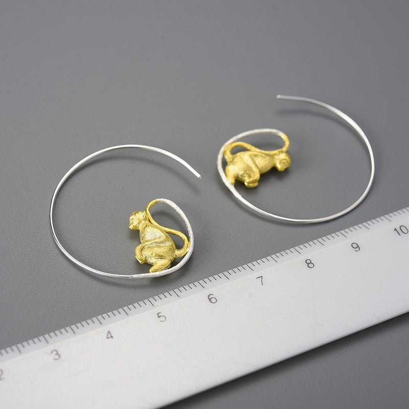 Mrs. Monkey - Hoop Earrings