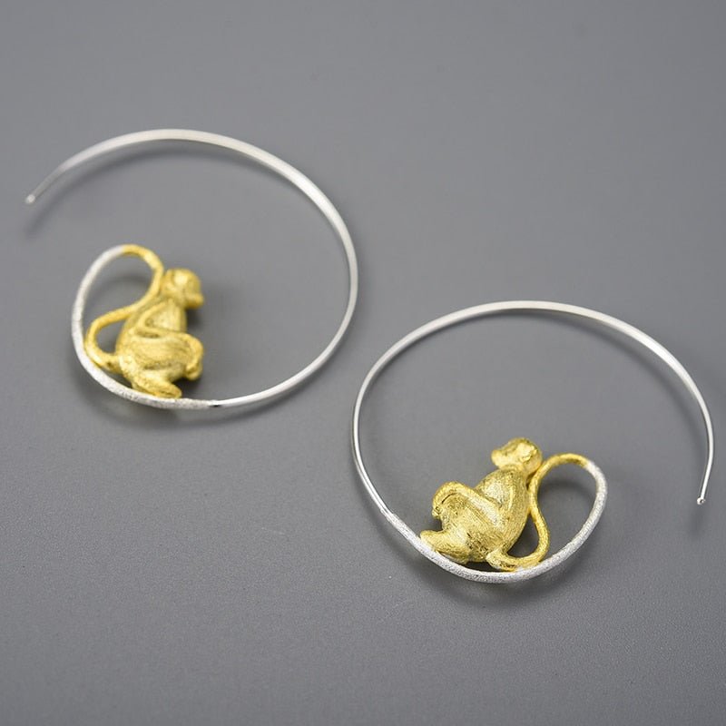Mrs. Monkey - Hoop Earrings