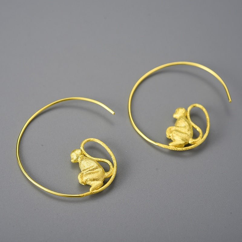 Mrs. Monkey - Hoop Earrings