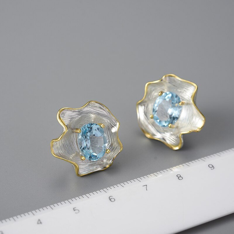 Baroque Leaf - Stud Earrings