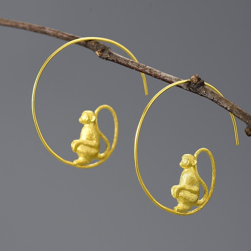 Mrs. Monkey - Hoop Earrings