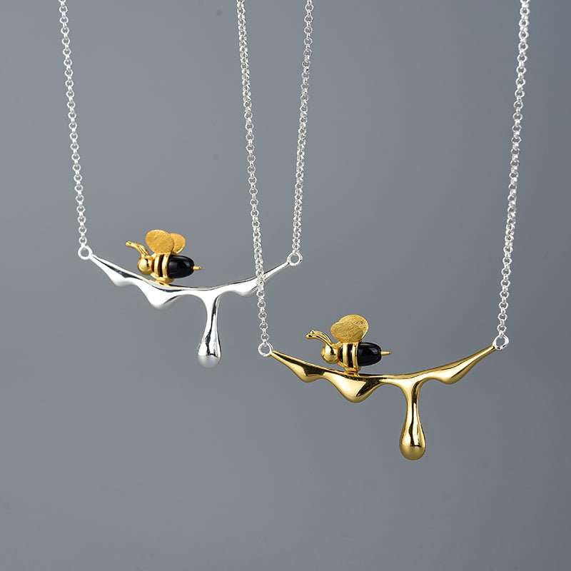 Honey Drops - Handmade Necklace | NEW - MetalVoque