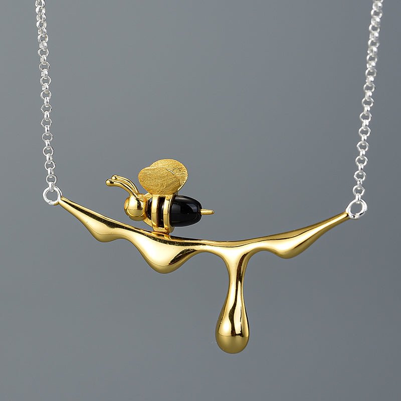 Honey Drops - Handmade Necklace | NEW - MetalVoque