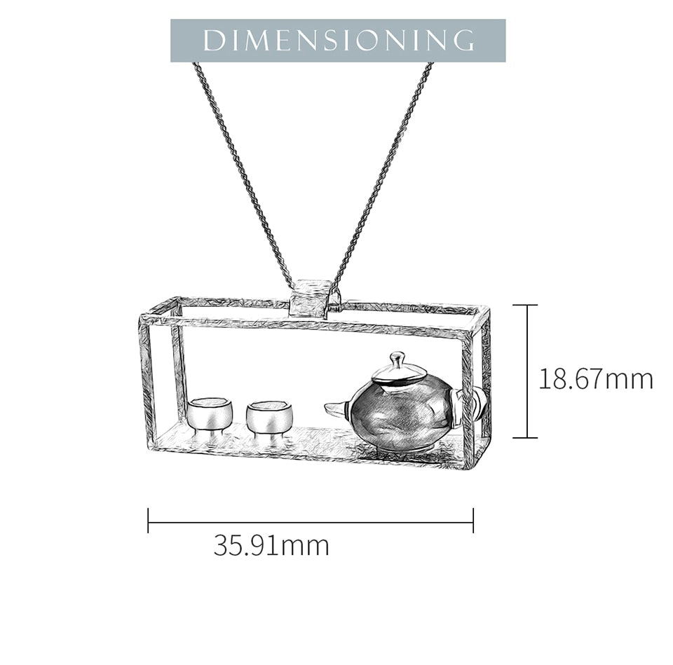 Tea Time - Handmade Pendant | NEW - MetalVoque