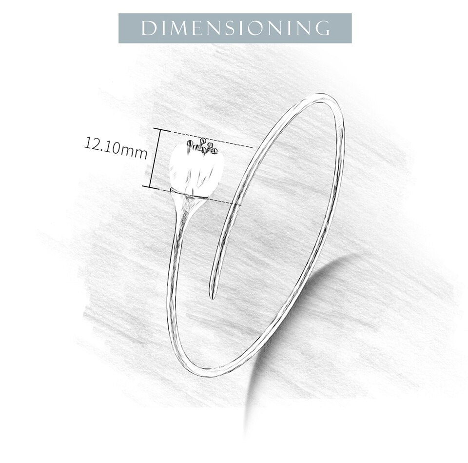 Valley Flower - Adjustable Bangle | NEW - MetalVoque