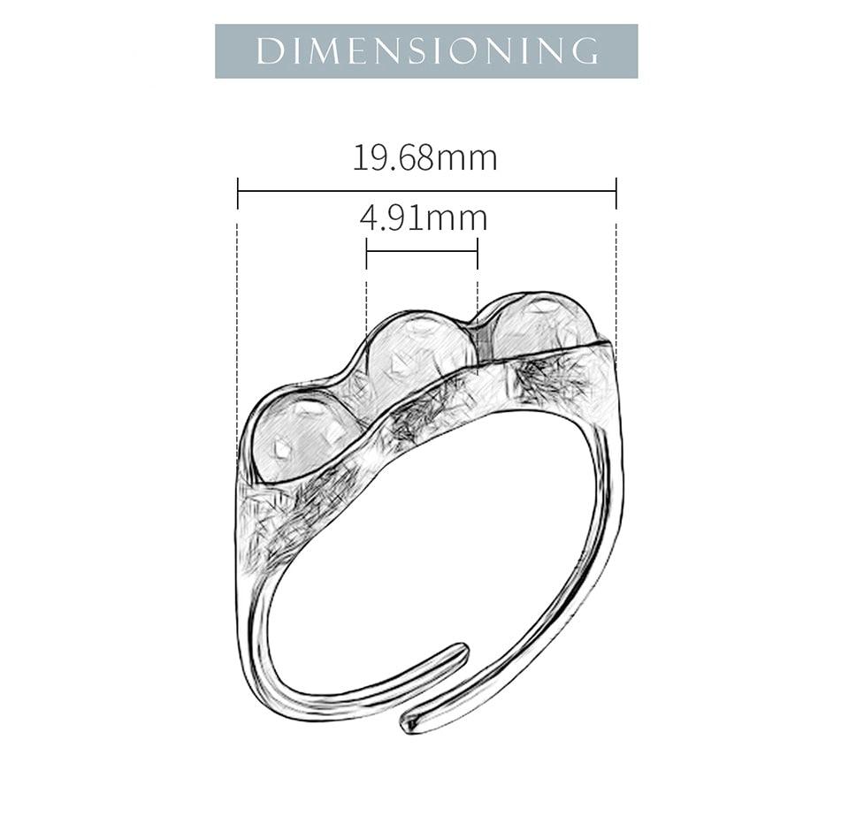 Lucky Peas - Handmade Ring | NEW - MetalVoque