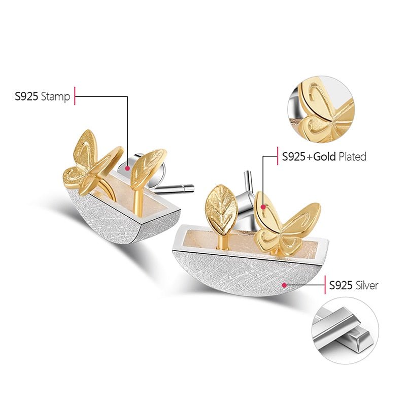 My Little Garden - Stud Earrings - MetalVoque