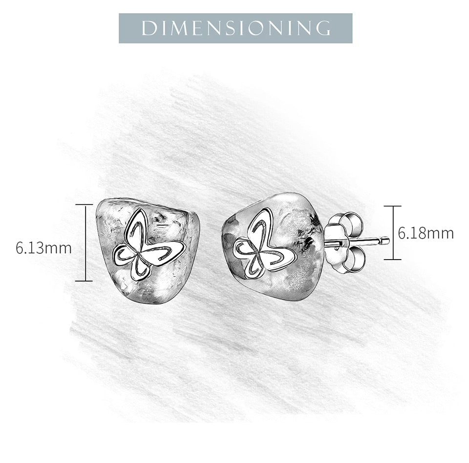 Butterfly Lullaby - Stud Earrings | NEW - MetalVoque
