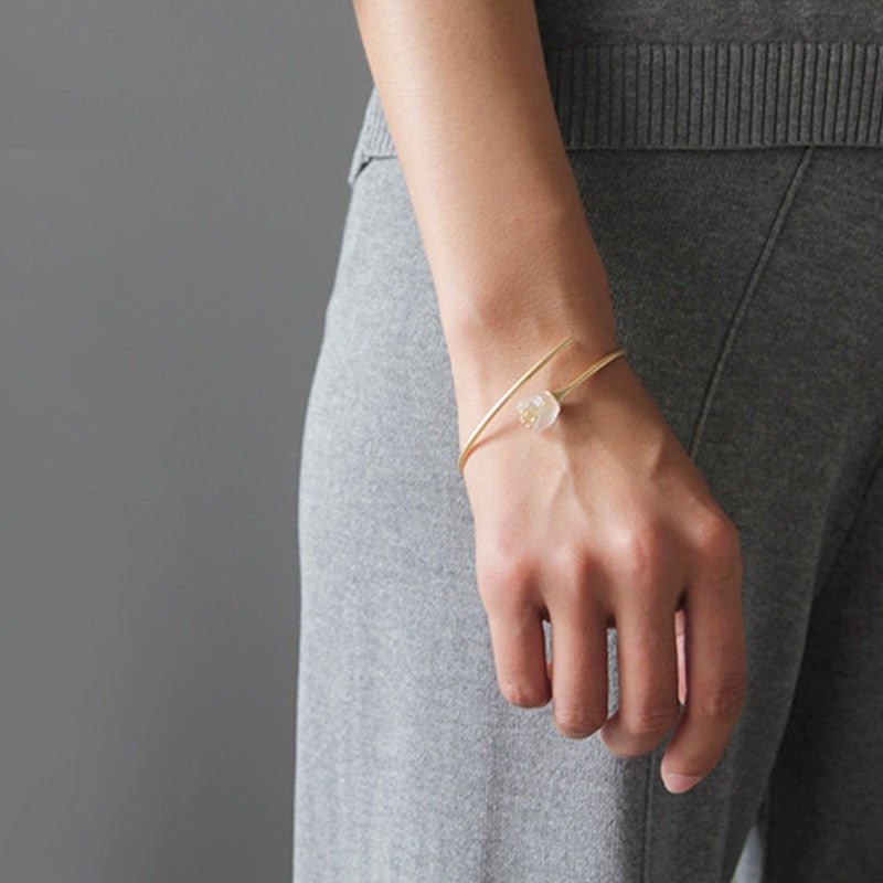 Valley Flower - Adjustable Bangle | NEW - MetalVoque