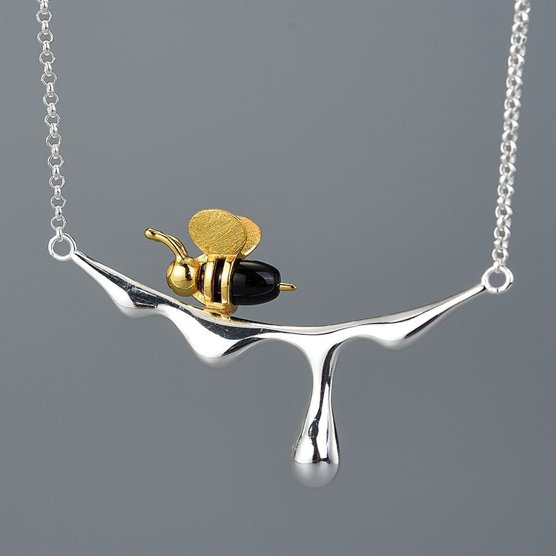 Honey Drops - Handmade Necklace | NEW - MetalVoque